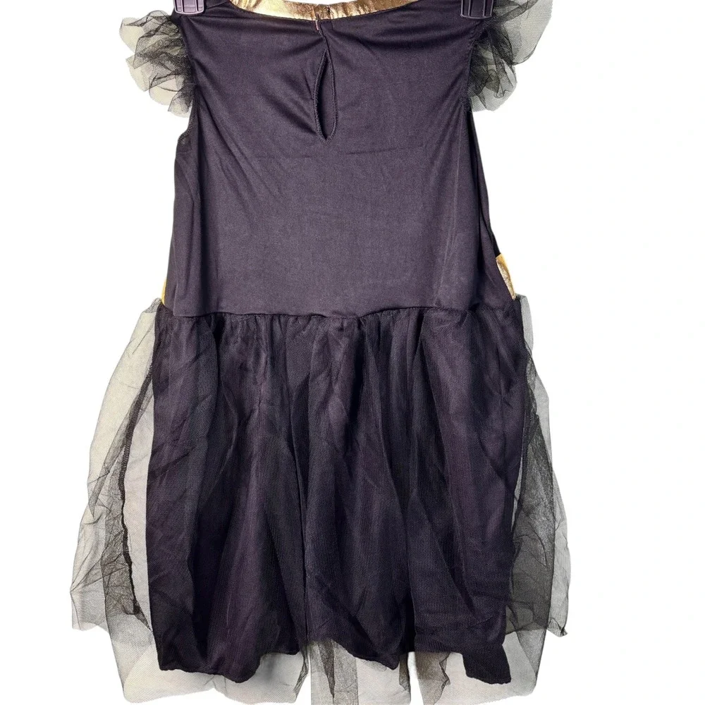 Batman Batgirl‎ Child Costume Dress Gauntlets Mask Halloween Cosplay Size Medium